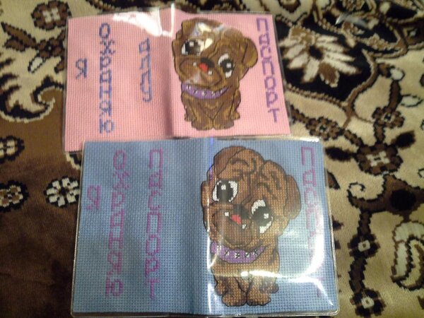 обложки на паспорт вышью на заказ