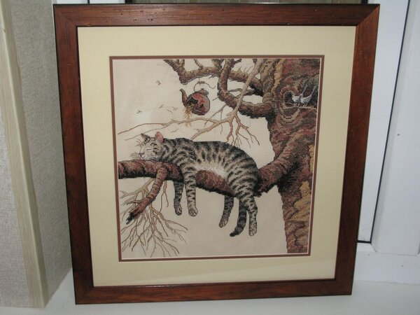 Dimensions "Слишком устал"
канва ручной покраски, вышито подбором Гамма