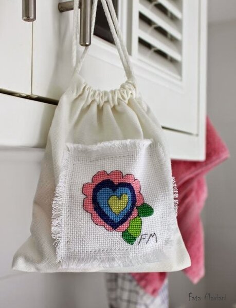 мешочек с аппликацией