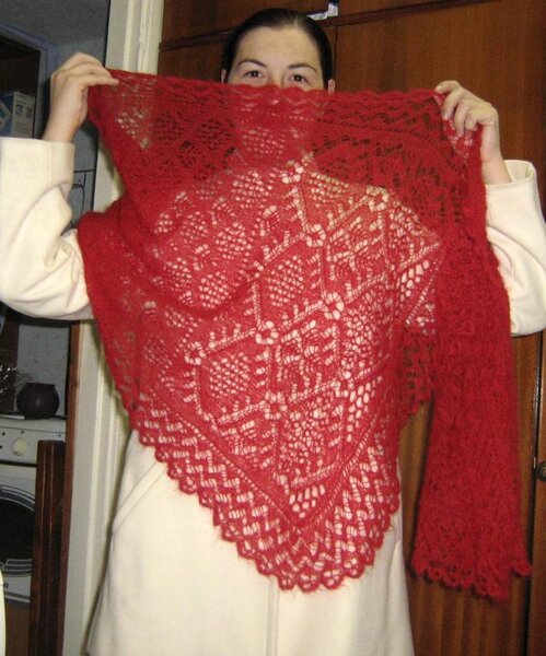 Мой первый палантин 2*0,7м