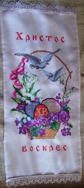 1 Пасхальная салфетка для тети