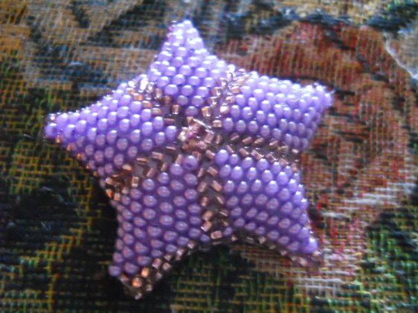 бисерная звездочка