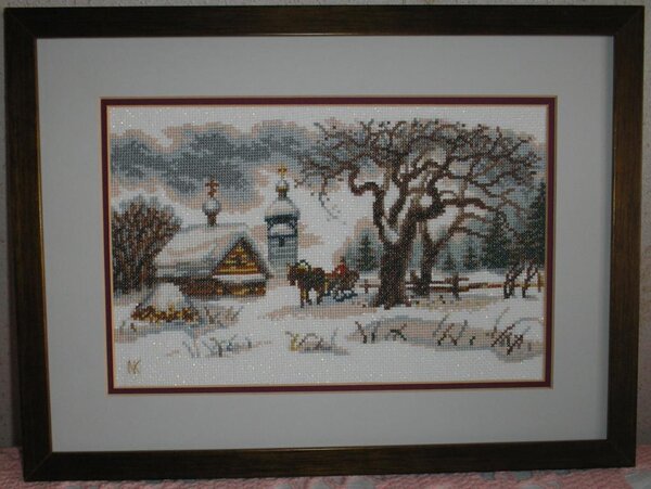 "Зима" - схема из журнала