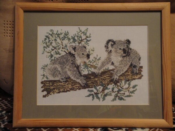 Мишки коала - журнал Вышитые картины № 3 2010