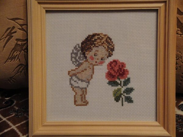 Дети-ангелочки - журнал Вышитые картины № 5 2010