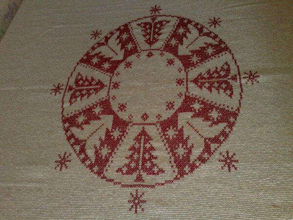 Скатерть новогодняя