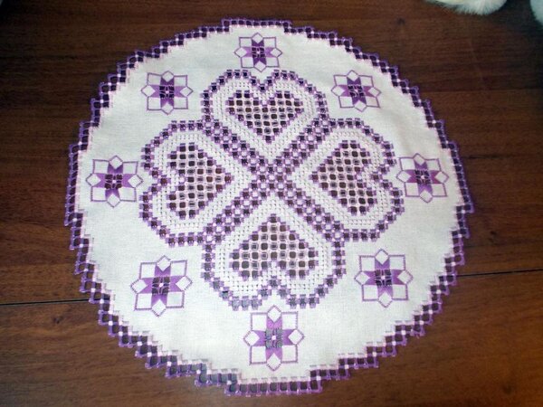 Хардангер. Салфетка.