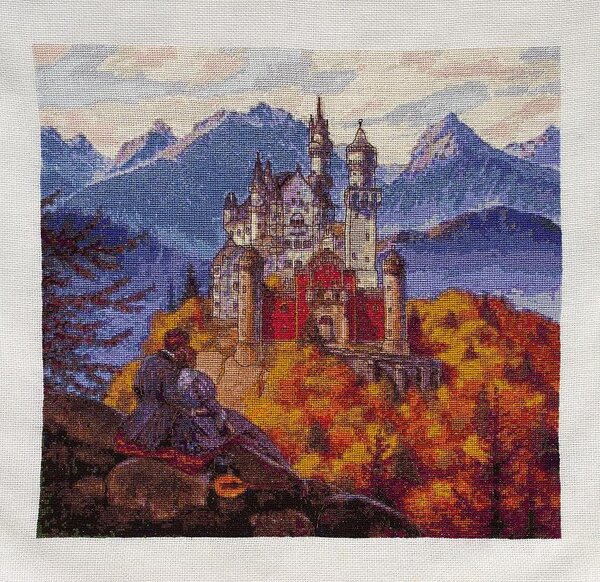 Замок Нойшванштайн-перенабор в pm