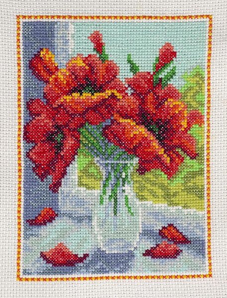 Маки в Вазе- от Искусница