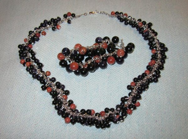 авантюриновый комплектик