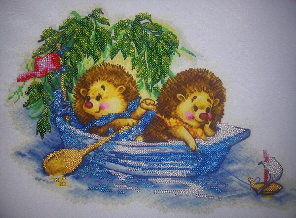 ёжики в лодочке