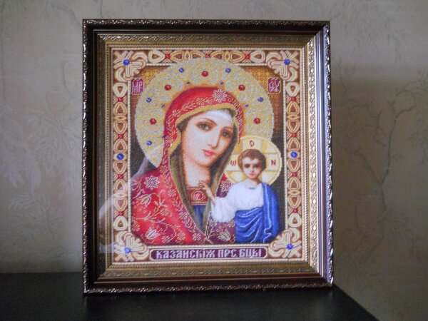 Казанская Богородица, схема от Стоянки