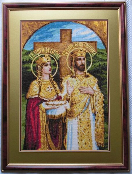 дизайнер  Стоянка   Иванова  " - Святой царь Константин и Св. царица Елена" -