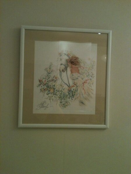 Девушка и лошадь Ланарте. Была подарена на новосетье. Хозяевам понравилась с сразу нашла свое место, по моему совету.