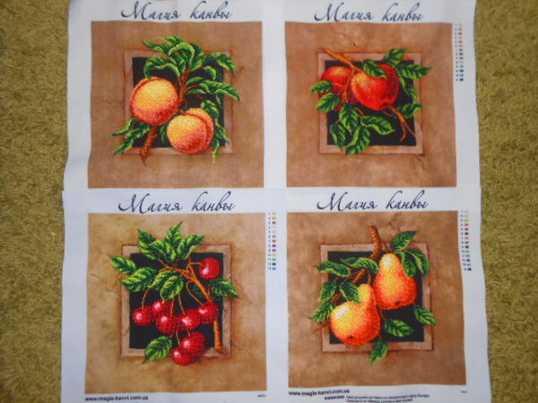 *Наш сад - Персики, Яблоки, Вишня, Груша*
Магия Канвы