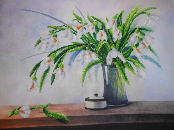 *Первые цветы*
Магия Канвы