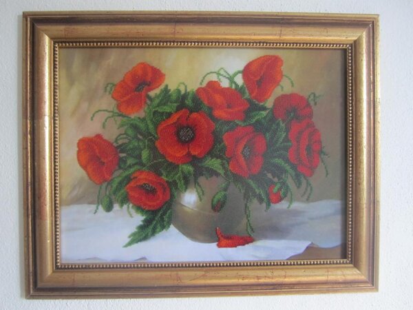 *Маковый букет*
Магия Канвы