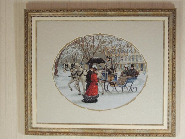 "Зимняя прогулка" 
Набор фирмы ДИМ.