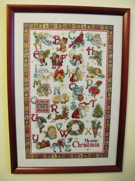 Рождественский алфавит