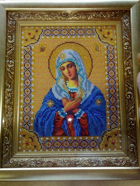 Умиление пресвятой богородицы (первая бисерная)