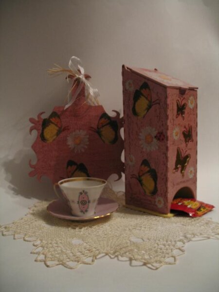 Набор" Летнее настроение".Чайный домик и досочка.