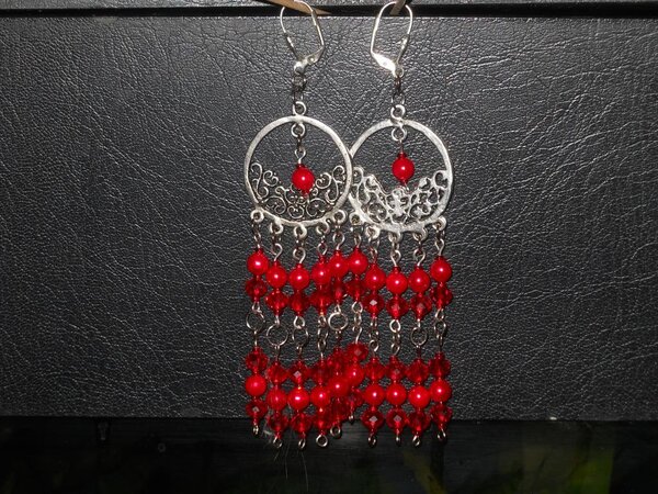 Серьги для очередного восточно-танцевального костюма