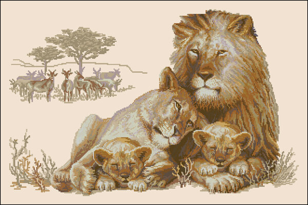 Львиный рай 2 львёнка