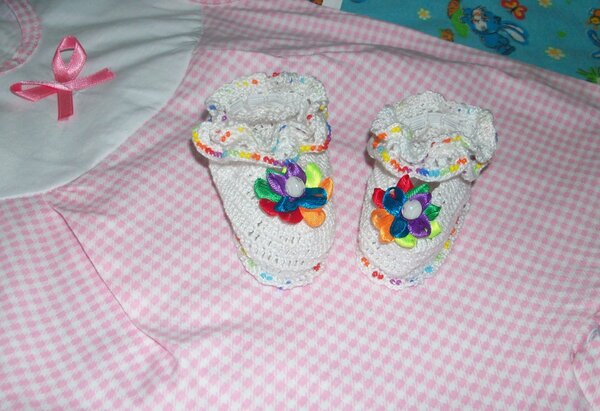 Пинетки для младшей дочери