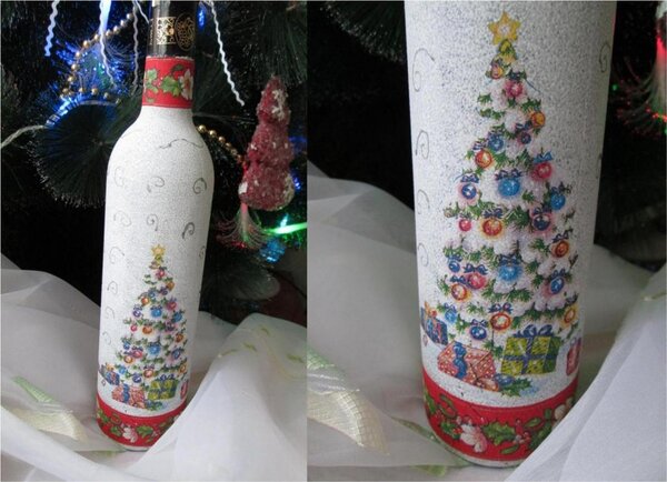 Бутылочка к новому году