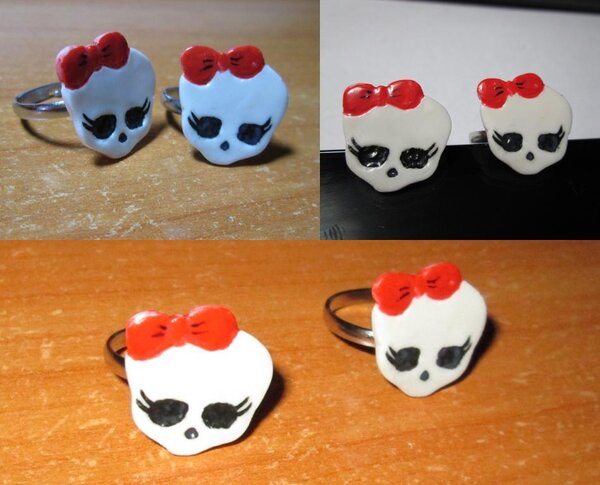 Кольца МОНСТЕР ХАЙ в подарок для двух сестренок