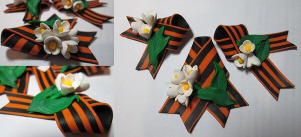 Георгиевские ленты - брошки