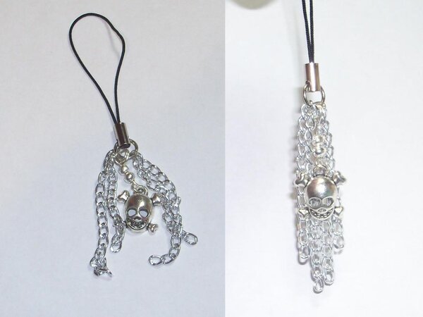 брелок ЧЕРЕП для племянницы