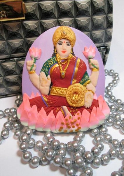 Лакшми. Неудачная - не умею я лепить людей