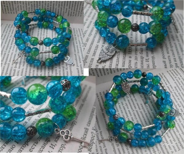 Браслет   на мемори проволоке