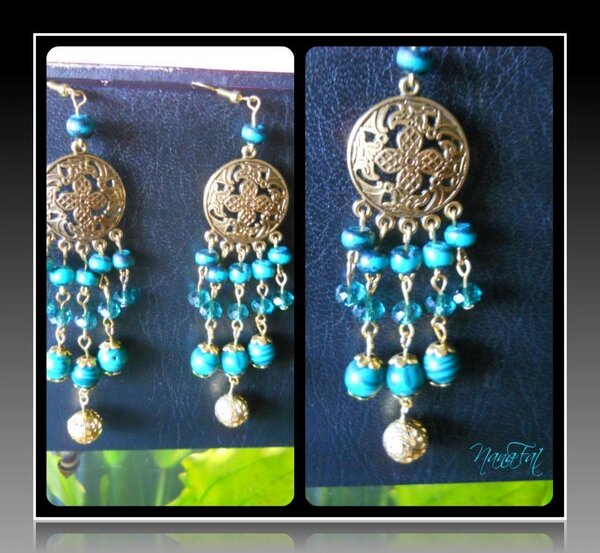 Серьги для очередного восточно-танцевального костюма