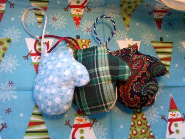 новогодние варежки