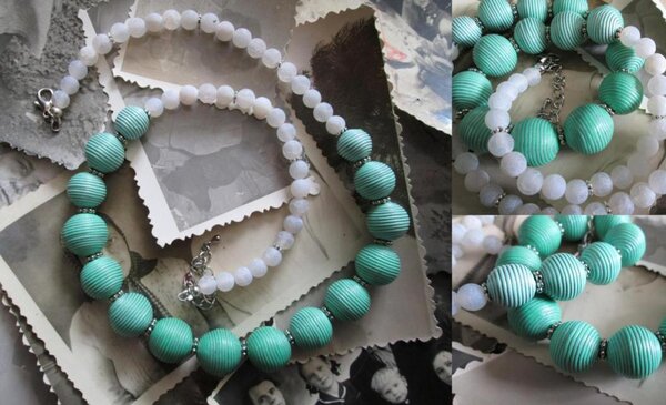 Бусы ВЕЧЕРНИЙ БЛЮЗ