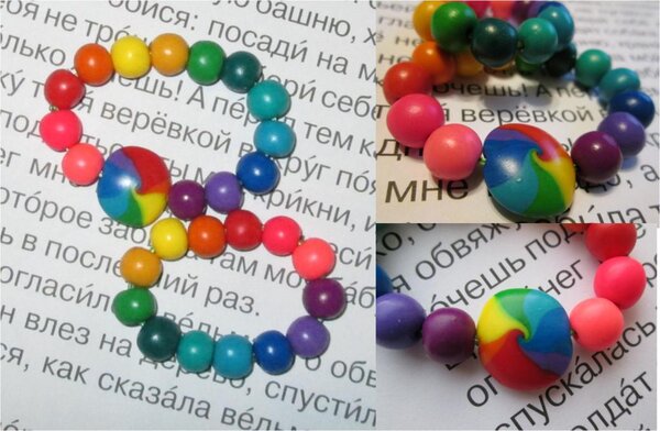 Браслеты для моих зайцев )))) Они довольны