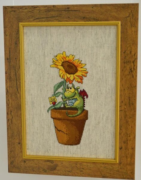 Дракош с подсолнухом, авторская схема