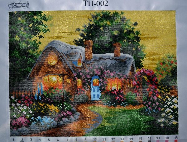 бисерный домик