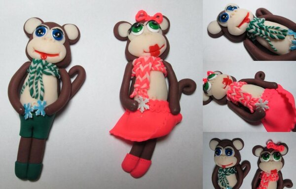 Обезьянки по МК Саши Вихаревой