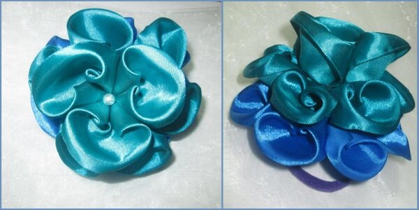 Резиночка. Диаметр цветка 9 см, высота 6 см.