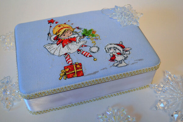 Новогоднее чудо (шкатулка)