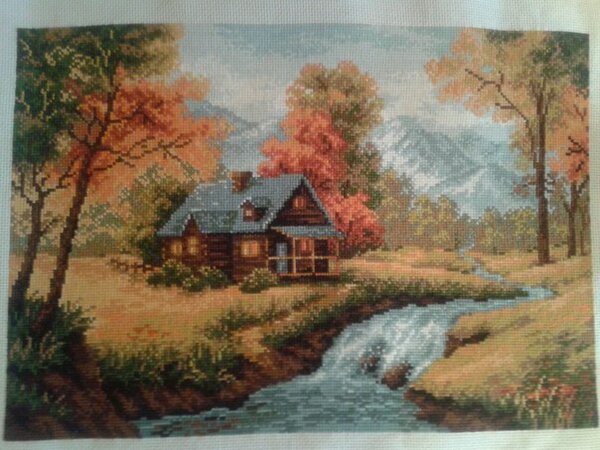 Осенний пейзаж (Риолис)