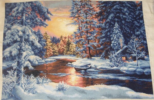 Моя вторая работа. Набор Anchor.