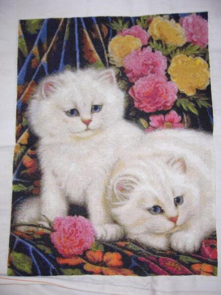 18 канва, 215*300 крестиков 115 цветов.
Схему создавала с помощью сайта.