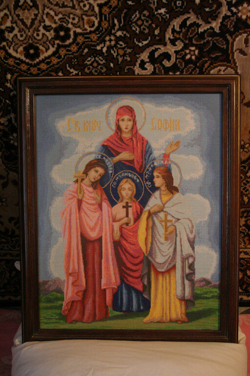 Икона Веры,Надежды,Любви и матери их Софии( маме на день ангела)