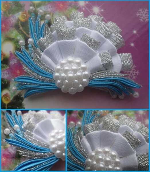Диадема для образа снежинки