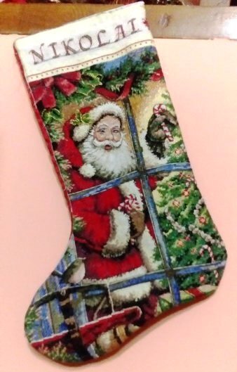 Рождественский носочек Николаю