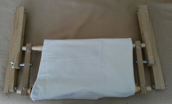 В сложенном виде в фас